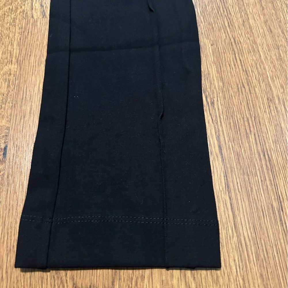 LESET Black Valentina Rio Cigarette Pants XS NWT slim elastic wait high rise - Picture 2 of 8
